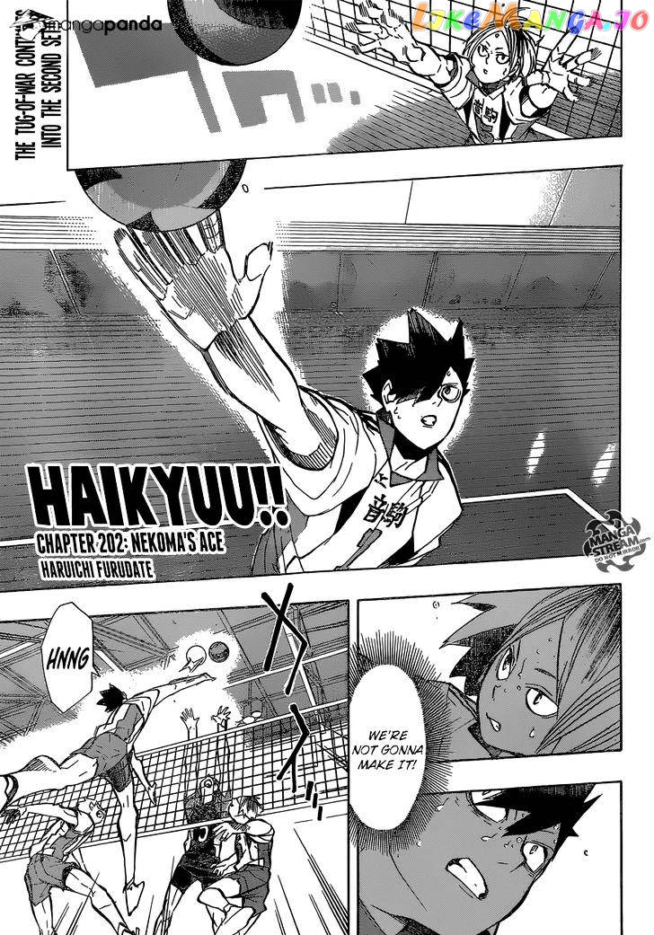 Haikyuu!!, Chapter 202 image 01